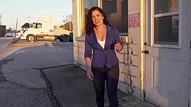 Brunette Agent Fucked Hard in Office Deal Close