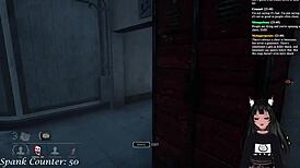 vtuber lewdneko plays dbd and gets spanked part 2