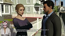 race of life - three busty milfs in sexy stockings spark curiosity