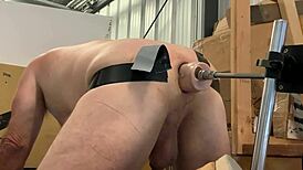 sweat drips during gay sex tape with crossdressing and assfucking