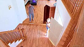 Muscular Stepfather Lee Stone Bonds With Candi Lynn Intensely