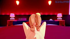 Erina Nakiri and Ikumi Mito Engage in Intense POV Sex in Food Wars Hentai Animation