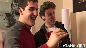 Enjoying a party with a sexy babe