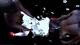 i can’t believe two bbc guys drilled my bigboobs chick in 3d animation 244