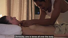 ugh, she picked the wrong masseuse and got more than expected