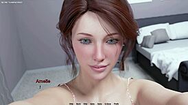Lonely stepmom craves touch in 3d hentai game