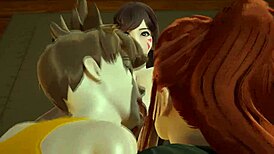 omg, i cant believe tracer, brigitte, n dva in futa 3d action... so hottt!