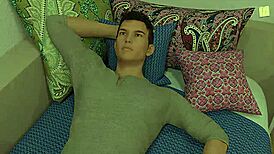 Watch Gina Touch Her Pussy Through Yoga Pants!