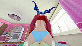 Anime Hentai Game Mita Fucks In Various Positions With Blowjob!