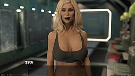 Reagan's Big Tits Lead To Creampie In Space