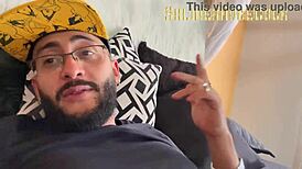 after meeting her some time ago, my friend's whore visits me only to get my semen for her mouth