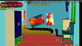 The caretaker part 2 involves big ass tits creampie blowjob in 3d anime hentai