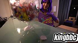 Halloween big black dick trickery