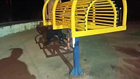 Wow, Big Black Cock Eating Ass!