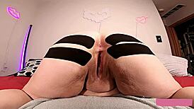 once a playful tease, she indulged in deep anal exploration