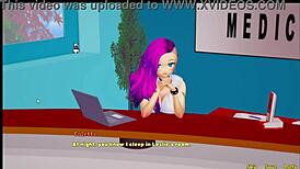 The caretaker part 2 involves big ass tits creampie blowjob in 3d anime hentai