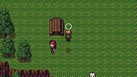 In this hentai game, she faces a zombie with big cock