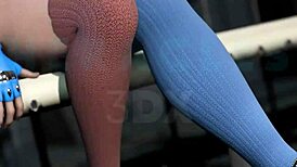 Harley in an animated adventure