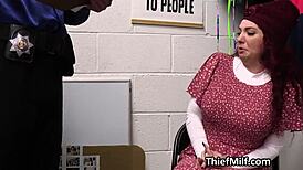 Candy bar stealing milf busted and fucked hard