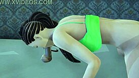 Laura Matsuda Intensely Sucks Monster Cock In Uncensored 3D Hentai With Cum On Face.