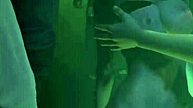 Big dick penetrates hot anime pussy in group sex scene