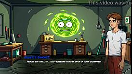 Morty's sister serves up a hot and steamy blowjob