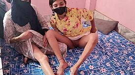 Two Stepsisters Share a Wild Threesome with One Guy