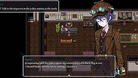 Cute girl discovers strange item in man's box - detective girl of steam city part 6