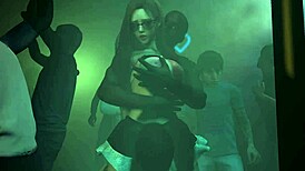 I felt wild fucking hot pussy at the club in 3D hentai group sex