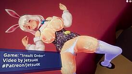 Rabbit Moe - Gangbang 3D Hentai Uncensored With Big Tits