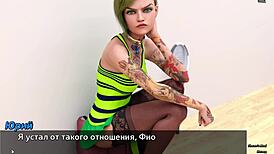 3D animated college boy's solo session with hardcore masturbation and cumshot