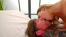 Sensual Massage Surprise Creampie!