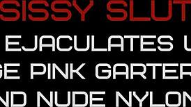 why does the sissy slut ejaculate so quickly?