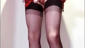 hey, ever seen a shemale in a tight corset jerking off like selena does?