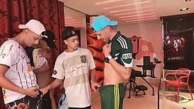 suruba with brazilian football boys gets wild and free