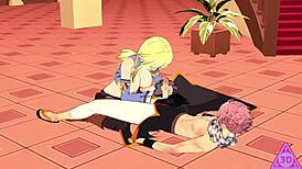 lucy natsu sucks big cock in fairy tail hentai