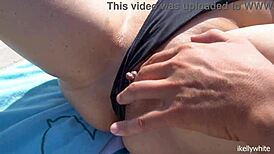 man, public sex on beach was crazy wild with shaved pussy