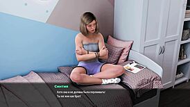 Milfs of Sunville Part 9: College Girl Rides Monster Cock