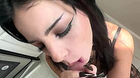 The Obedient Goth Step Daughter Asteria Jade In Household Fantasy With Scott Stark