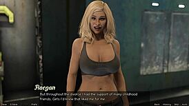 Reagan's Big Tits Lead To Creampie In Space