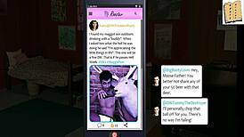 Intense Hentai Action In Being A Dik Chick Route 38.