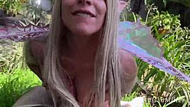sexy big ass fairy, she like totally made my dream come true with hardcore sex, got all my cum outta me, ya feel?