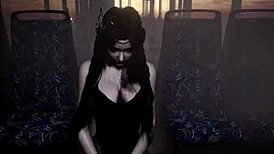 3d horny asian babe gets fucked on bus