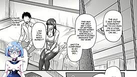 Female in heat with big tits in anime hentai scene 4