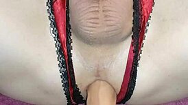 love feeling my thrusting dildo slide deep into me every time.