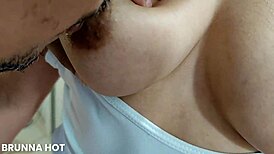 Young Cousin Stays Over and Covers Rent with Special Favors. Her Brazilian Charm Seals the Deal.