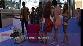 Beautiful wife and stepmother with big cans in homemade video