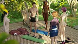 Hey, Busty Red Head Exposes Massive Cock In Taboo University.