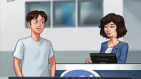 In Summertime Saga, She Engages In Hentai Adventures With Characters