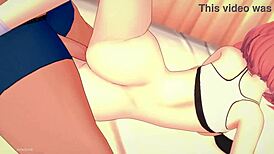 Anya Finishes Exercises And Gets Horny In Adult Hentai